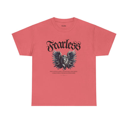 Fearless Lion Angel Unisex Heavy Cotton Tee - NGOWE STORE