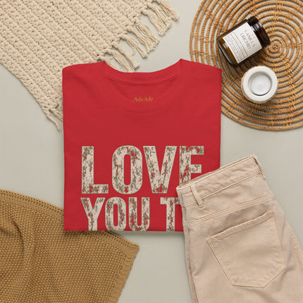 ADEADE "Love You To The Bone" Premium Red Legacy Heavy Cotton Tee – Limited Edition