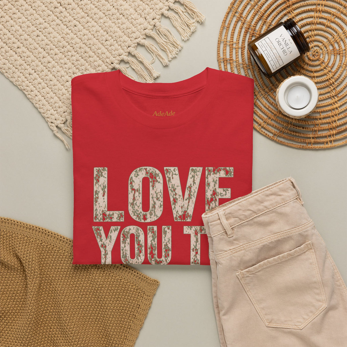LOVE YOU TO THE BONE™ Unisex Heavy Cotton T-Shirt | FIRE 6 RED™ - NGOWE STORE