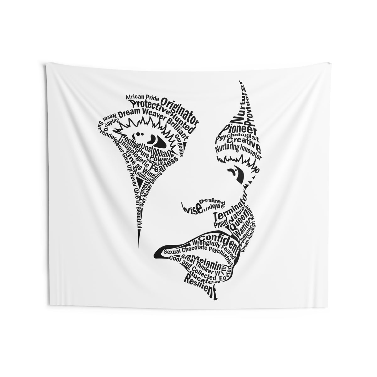 Word Art Indoor Wall Tapestries - NGOWE STORE