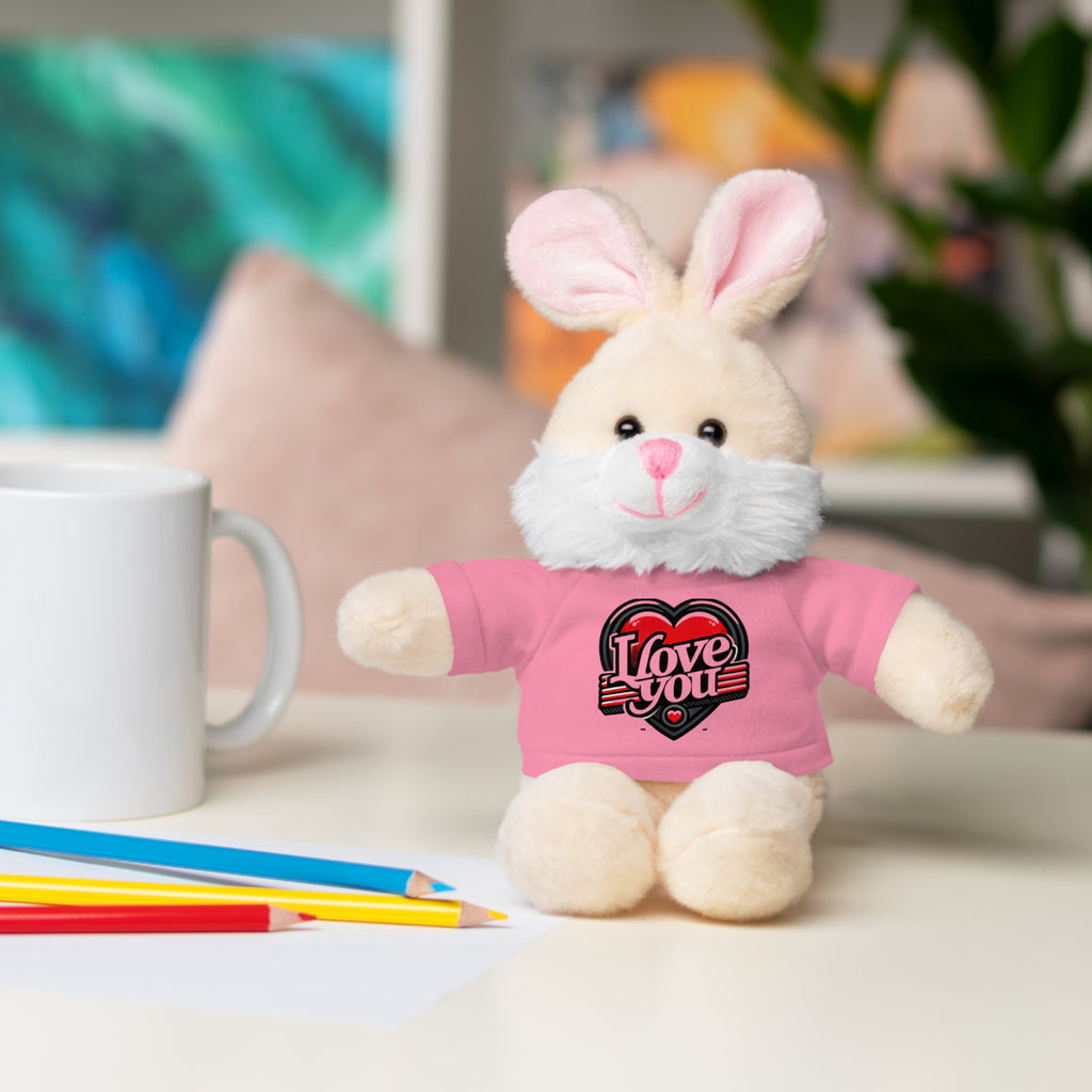 I Love You Stuffed Animals with Tee - NGOWE STORE