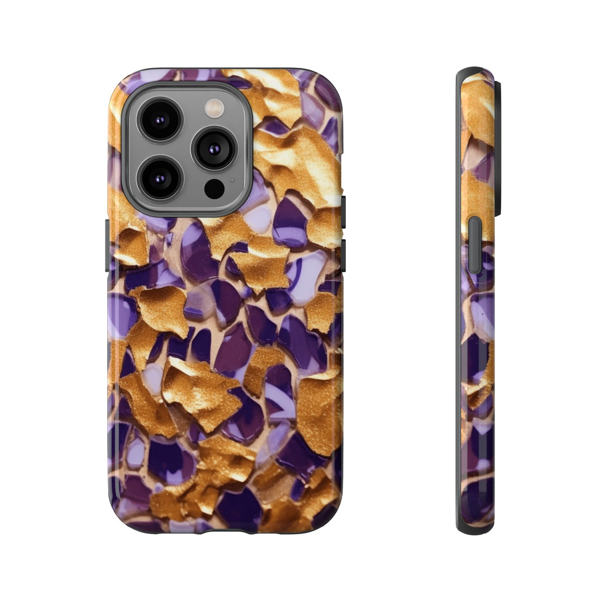 Gold and Purple Tough Cases - NGOWE STORE