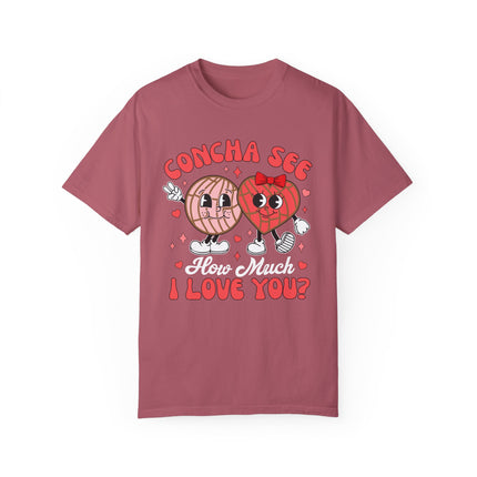 Concha See I Love YouUnisex Garment-Dyed T-shirt