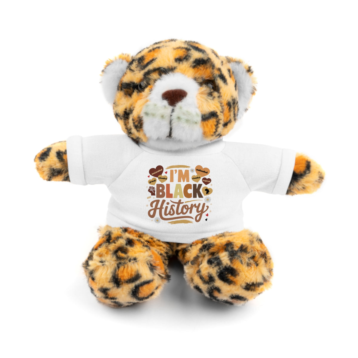 I'm Black History Stuffed Animals with Tee - NGOWE STORE