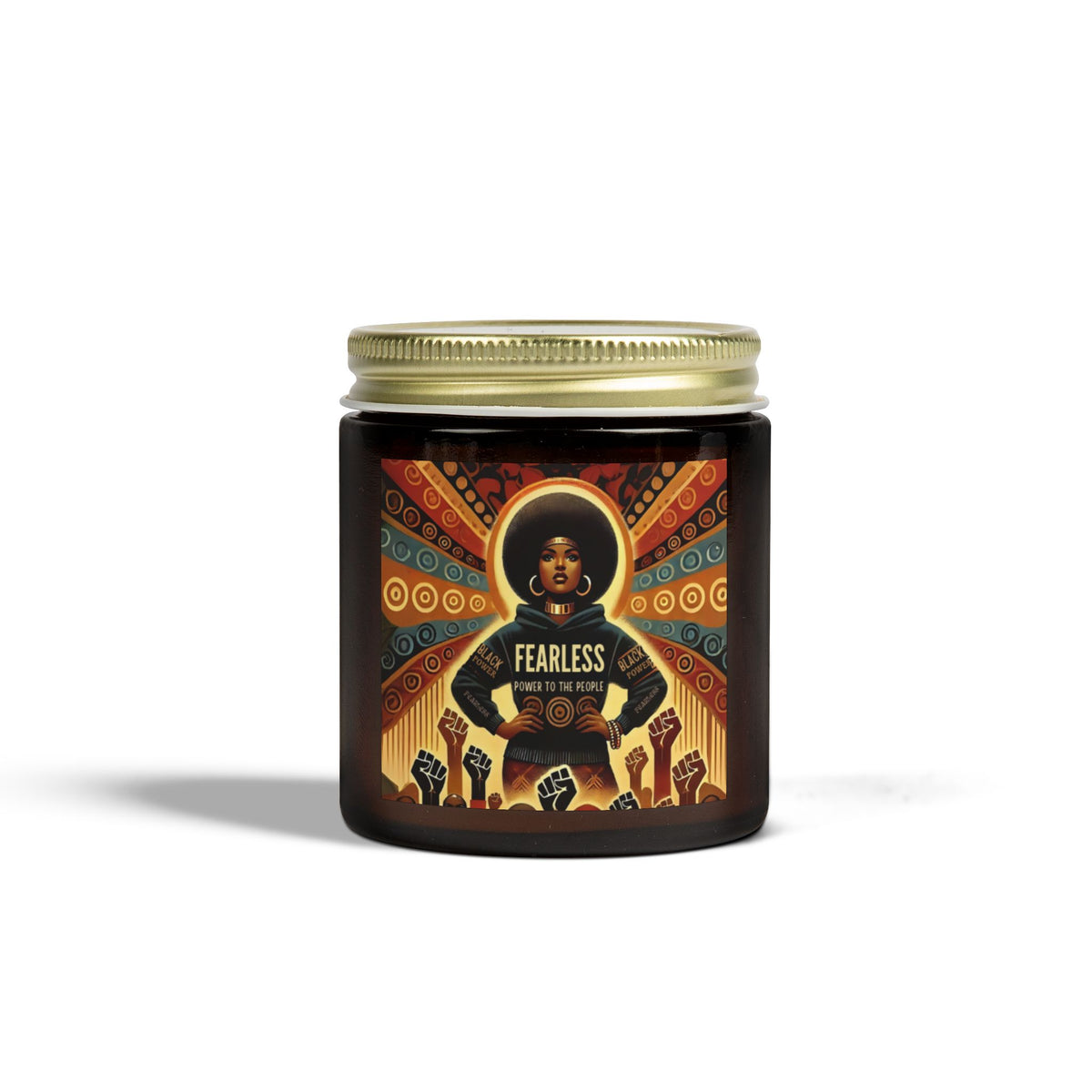 Power To The People Scented Candles, Coconut Apricot Wax (4oz, 9oz) - NGOWE STORE