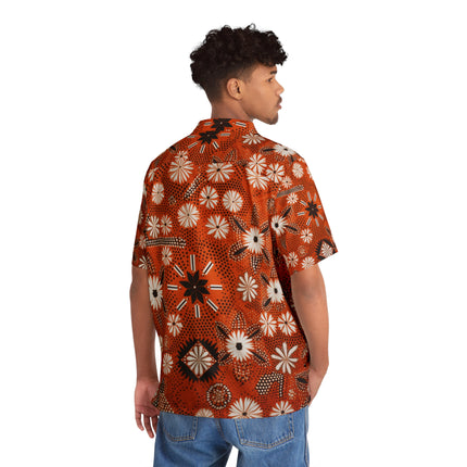 Orange Explosion Hawaiian Shirt (AOP)