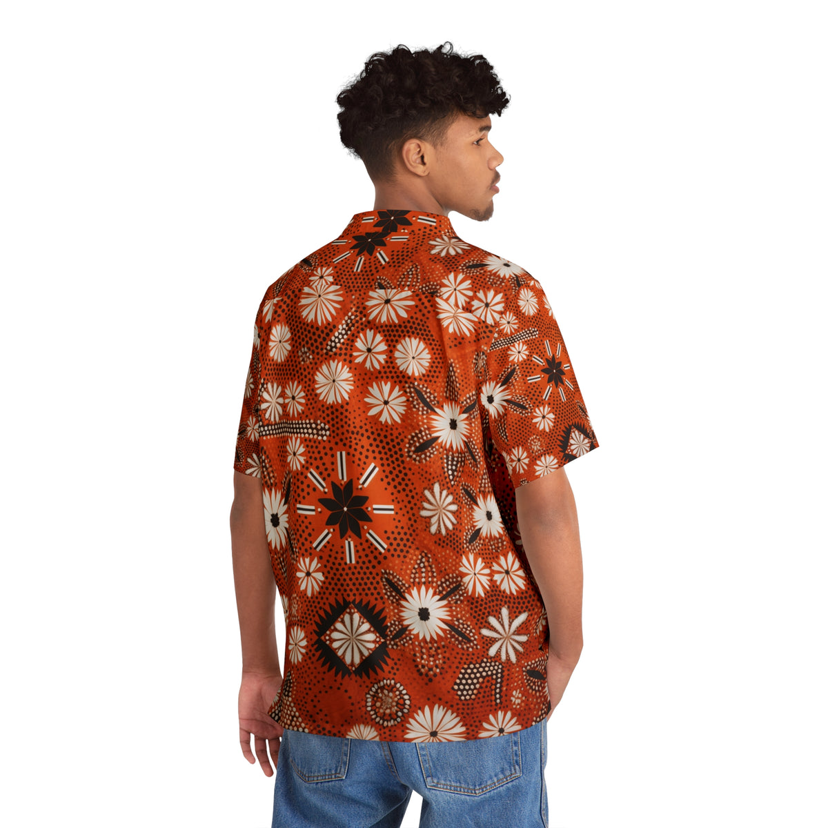 Orange Explosion Hawaiian Shirt (AOP) - NGOWE STORE