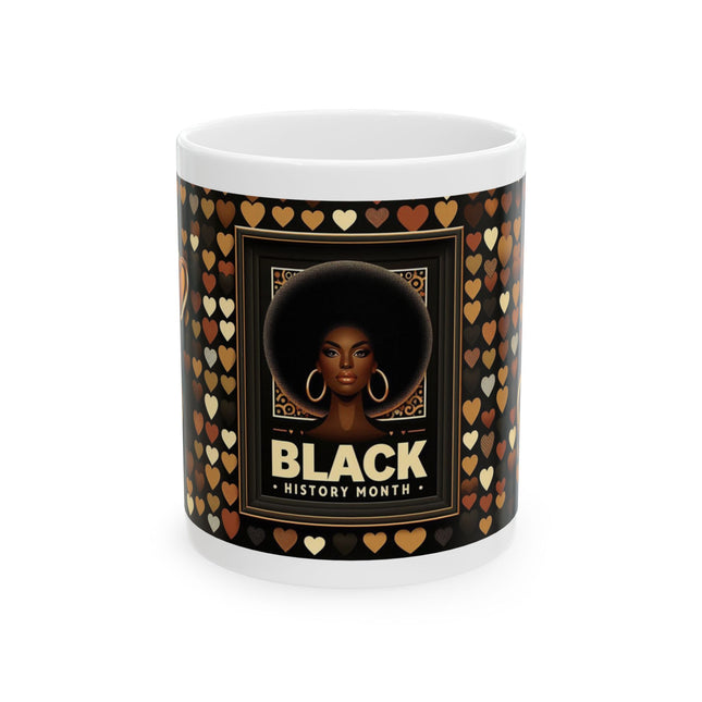 Black History Ceramic Mug, (11oz, 15oz) - NGOWE STORE