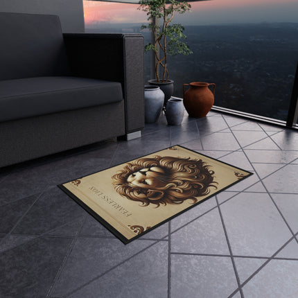 Fearless Lion Outdoor Rug