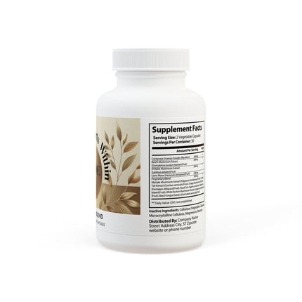 NGOWE Mushroom Blend Supplement (60 Capsules)