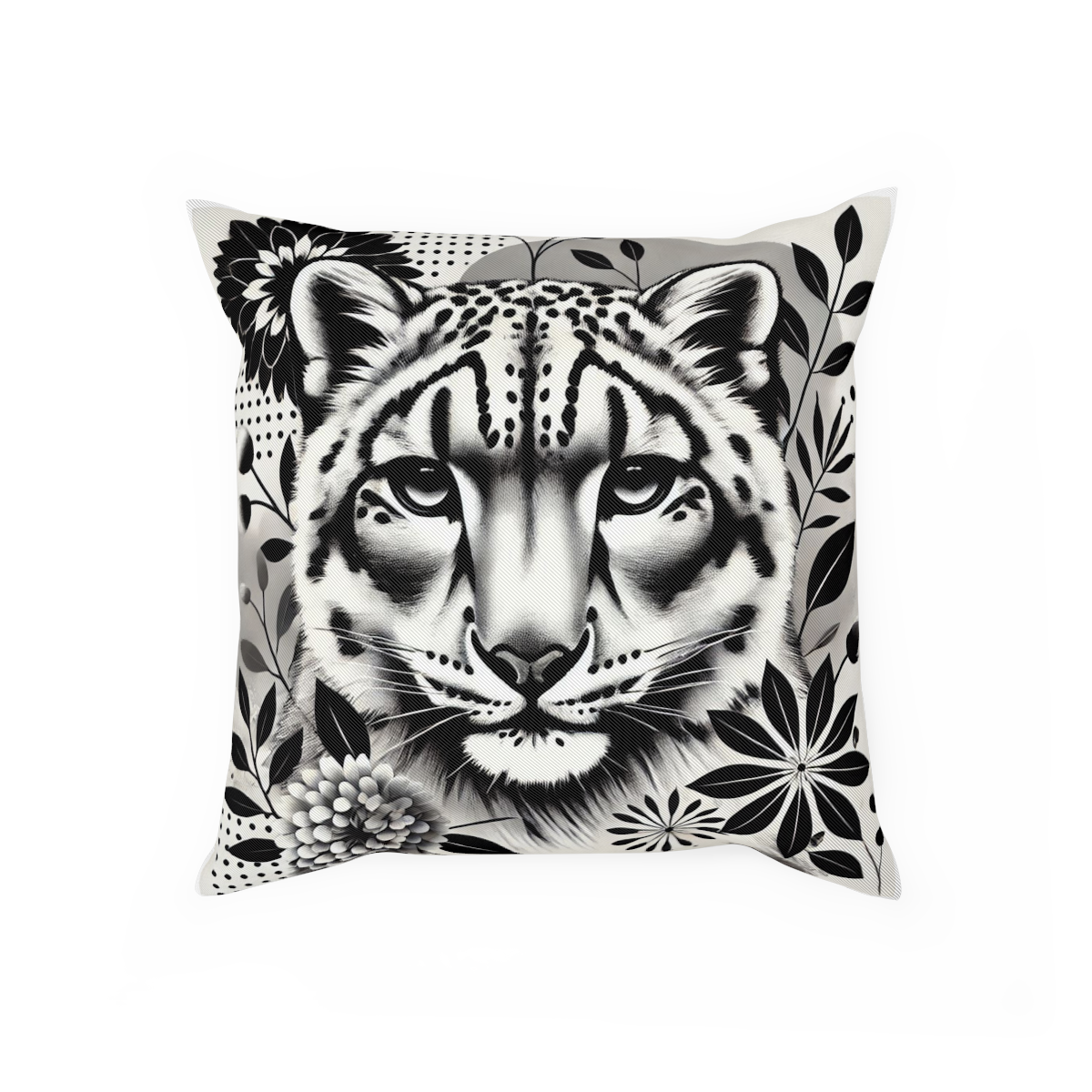 Snow Leopard Cushion - NGOWE STORE