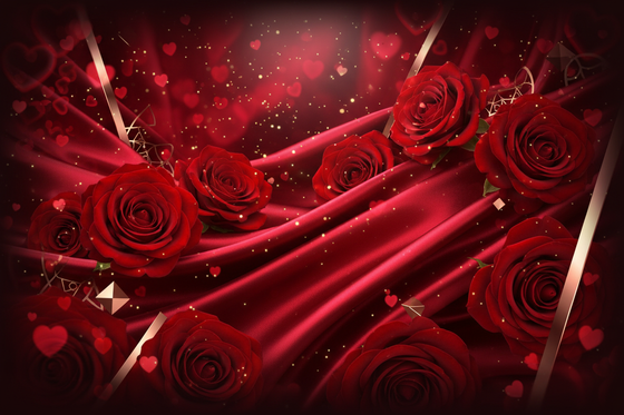 Vibrant Valentine's Day Background